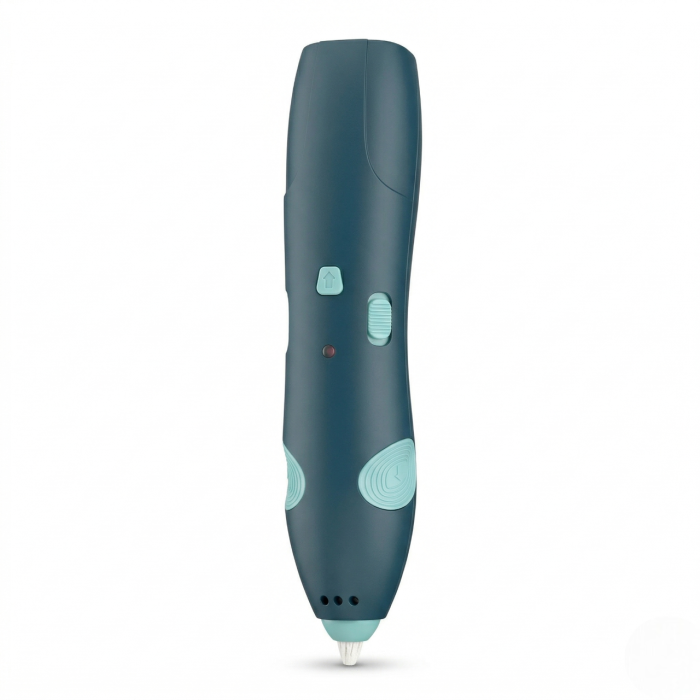 3D Ручка Printing Pen 14см + трафарети на акумуляторі з USB 66-32A фото - GRAYKA