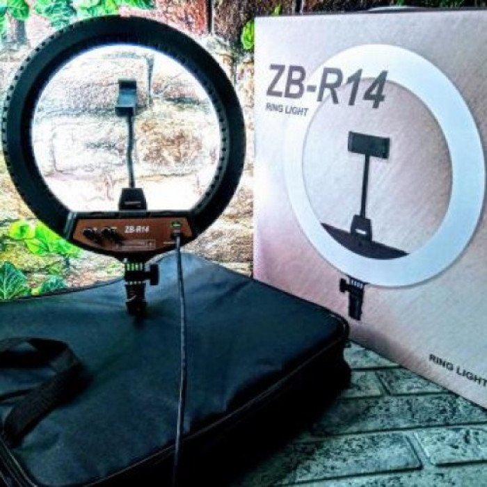 Кільцева LED лампа ZB-R14 фото - GRAYKA