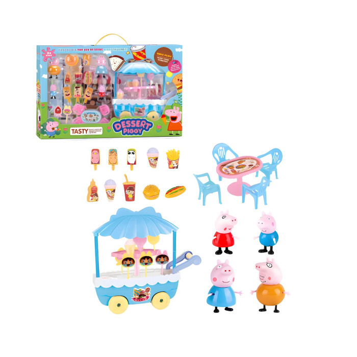 Ігровий набір Peppa Pig Tasty Dessert Park з мобільним кафе