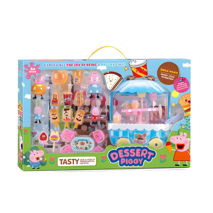 Ігровий набір Peppa Pig Tasty Dessert Park з мобільним кафе
