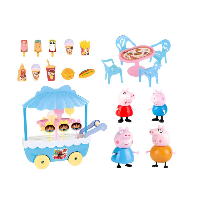 Ігровий набір Peppa Pig Tasty Dessert Park з мобільним кафе