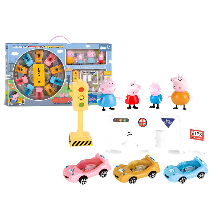 Великий гоночний набір Peppa Pig Racing & Traffic Safety