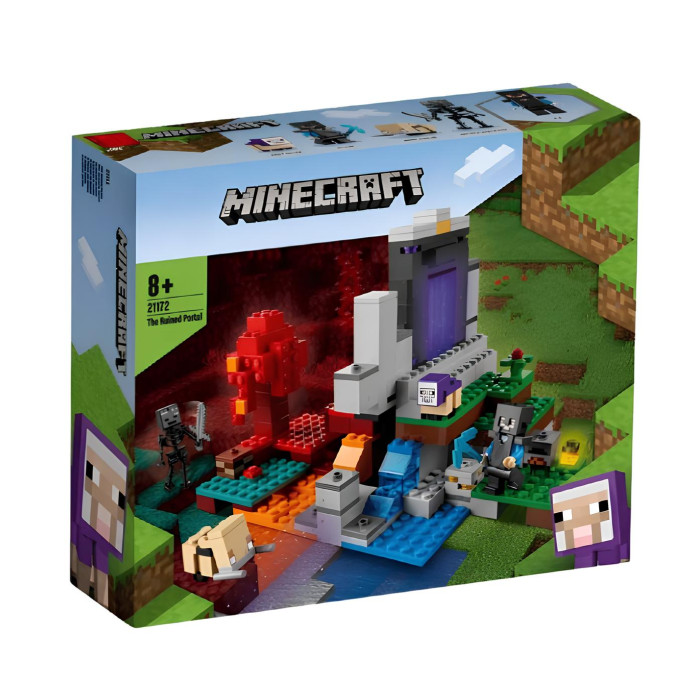 Конструктор Minecraft The Ruined Portal з механізмом активації