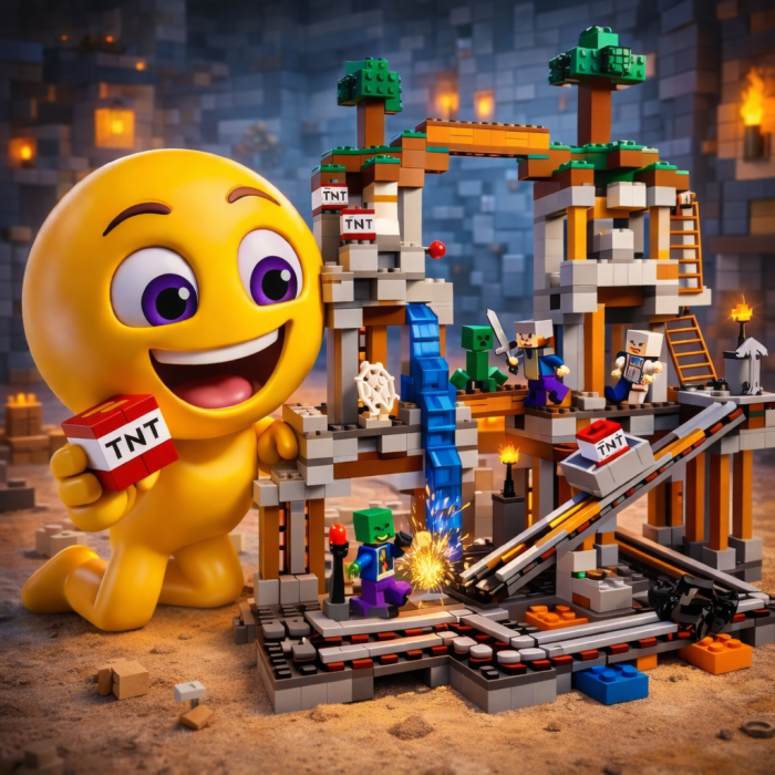 Гігантський конструктор Minecraft Велика шахта на 926 деталей