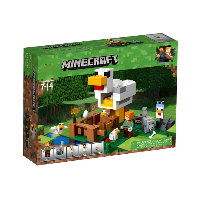 Конструктор Minecraft The Chicken Coop з механізмом скидання яєць