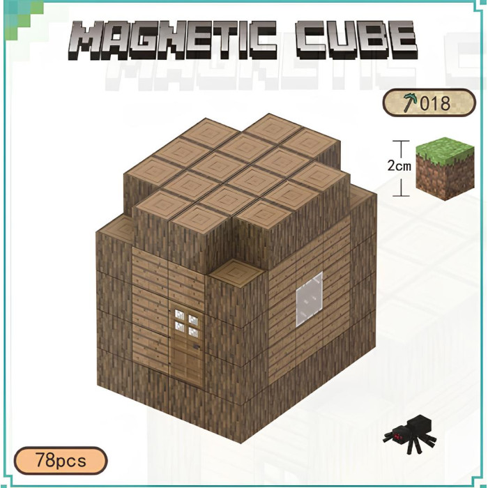 Конструктор Minecraft Дерев'яна хатина з кубиків на 78 деталей