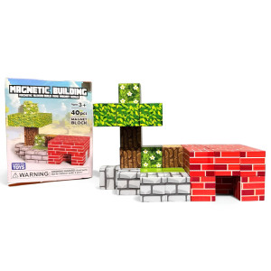 Магнитный конструктор Magnetic Building 40 деталей