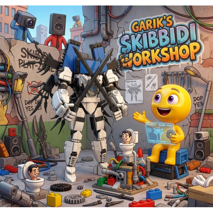 Конструктор Skibidi Toilet Computerman 566 ел фото - GRAYKA