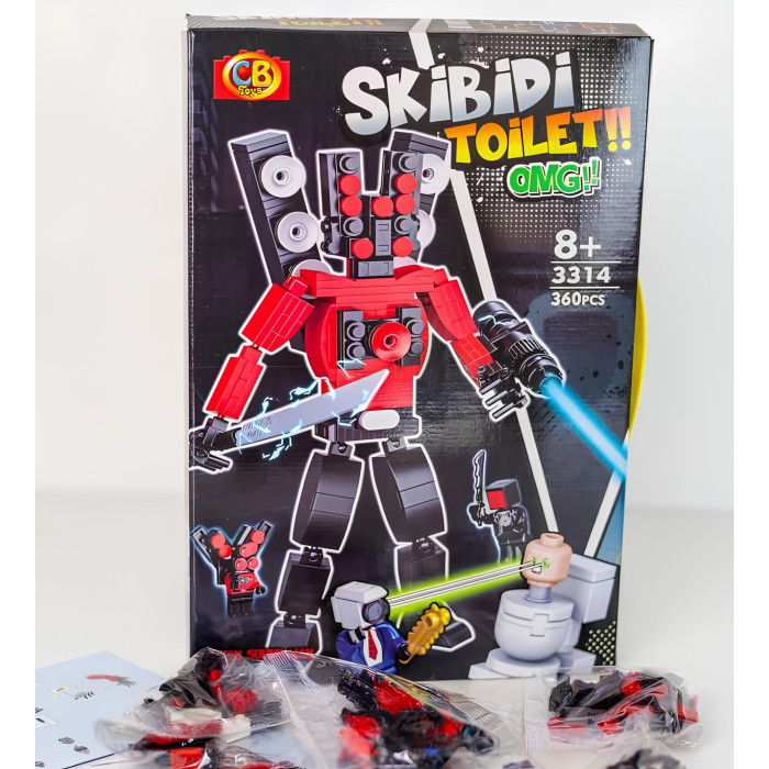 Конструктор Skibidi Toilet Speakerman 360 ел фото - GRAYKA