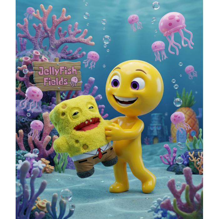 Колекційна фігурка Fuggler x SpongeBob фото - GRAYKA